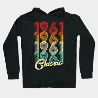 Classic 1961 Vintage 59th Birthday Gift Men Women T-Shirt Hoodie